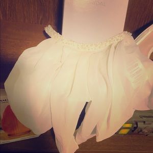 Wedding dress topper